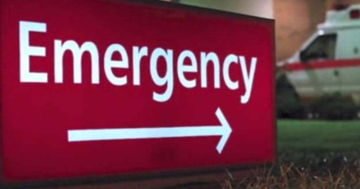 Emergency Room hospital sign