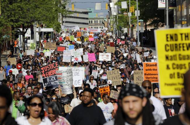 Baltimore protests (Associated Press)