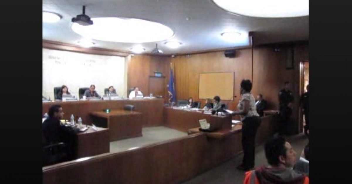 city council meeting