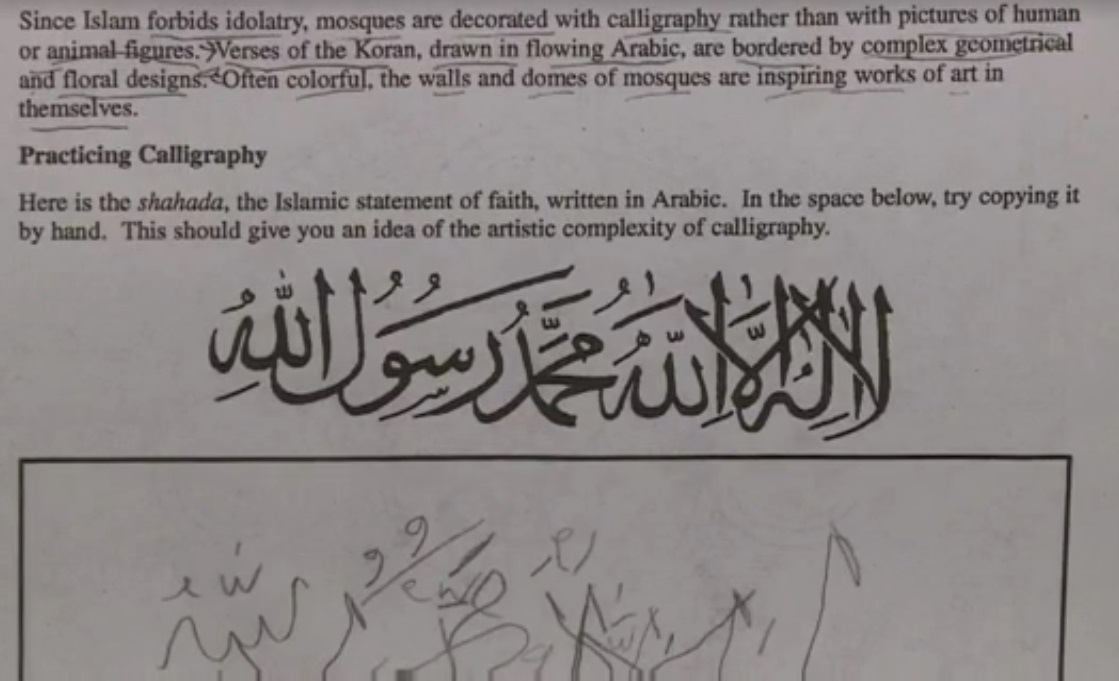 Islamic creed homework