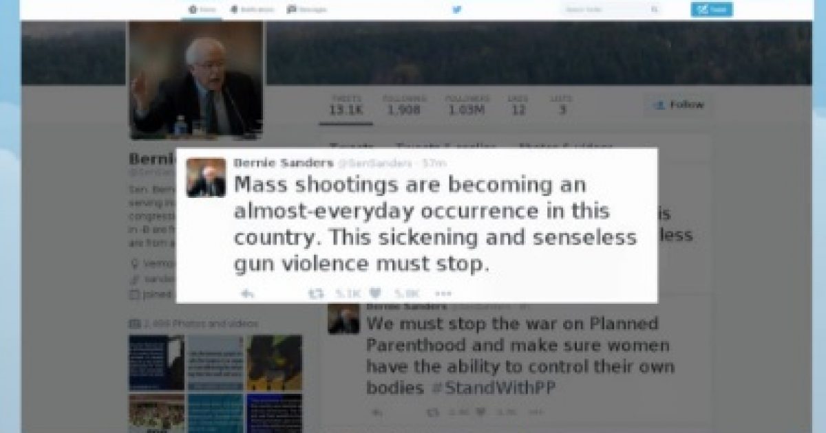 gun violence tweet