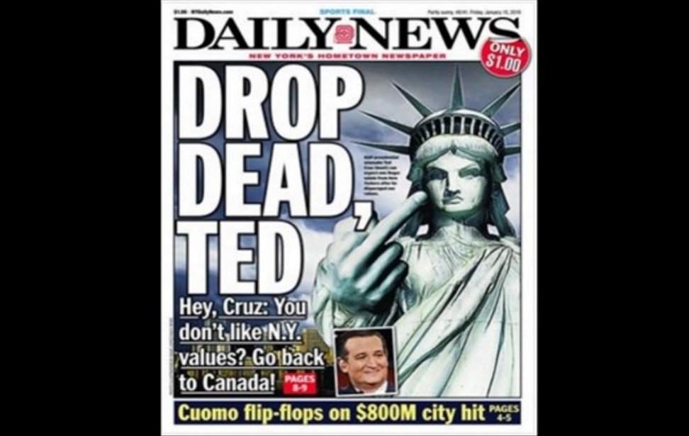 daily news cover