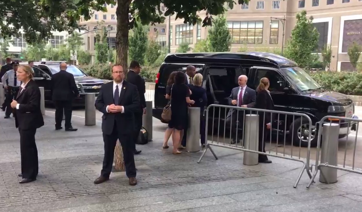 hillary faint 9/11 Memorial