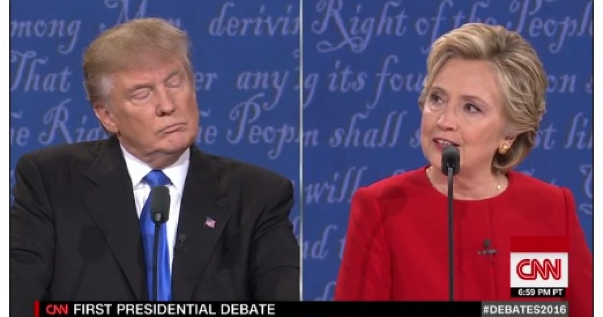 debate trump and hillary debate