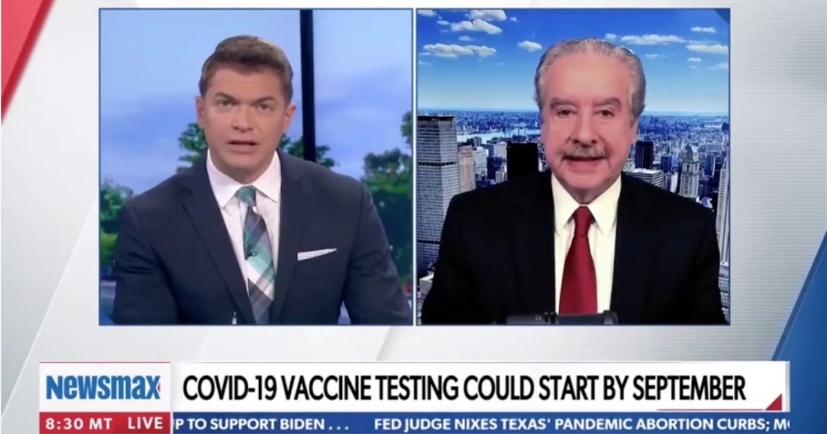 Tom Borelli Discusses Biotechnology Drug Development to Fight Coronavirus on Newsmax TV